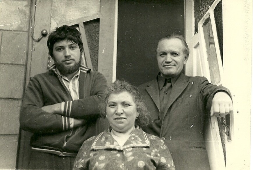 Либерман с родителями, Молдавия, 1970-е
