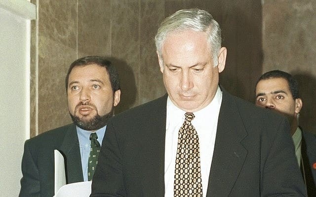 Либерман за спиной Нетаньяху, 1996-1997